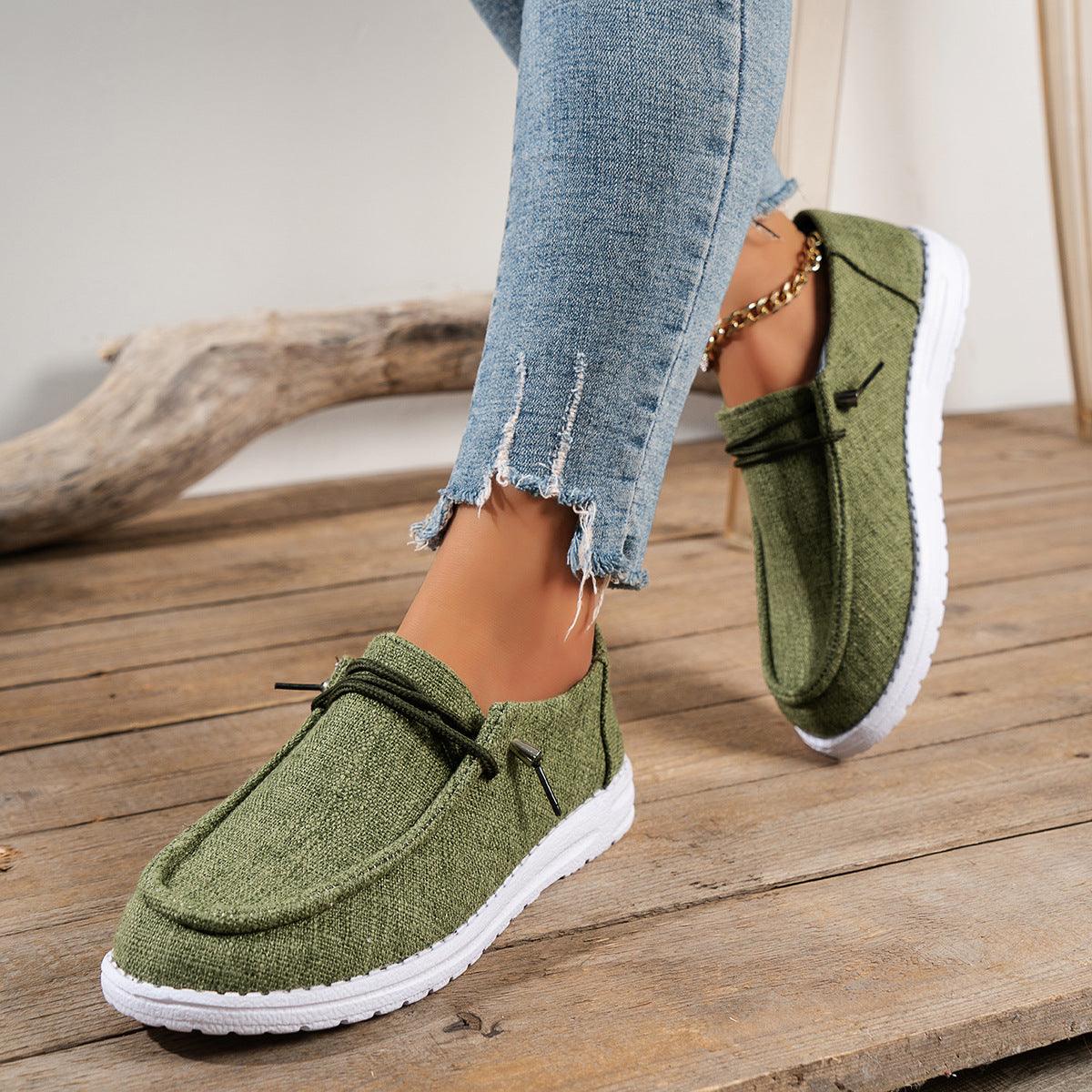 ✨5-Star Canvas Flat✨Women's Casual Flat Shoes Breathable Non-slip Loafers