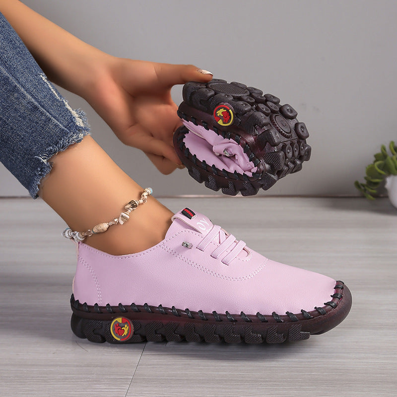 ✨5-Star Fall Sneakers✨Women's 2025 All-Season Low Top Lace-Up Sneakers Casual Shoes