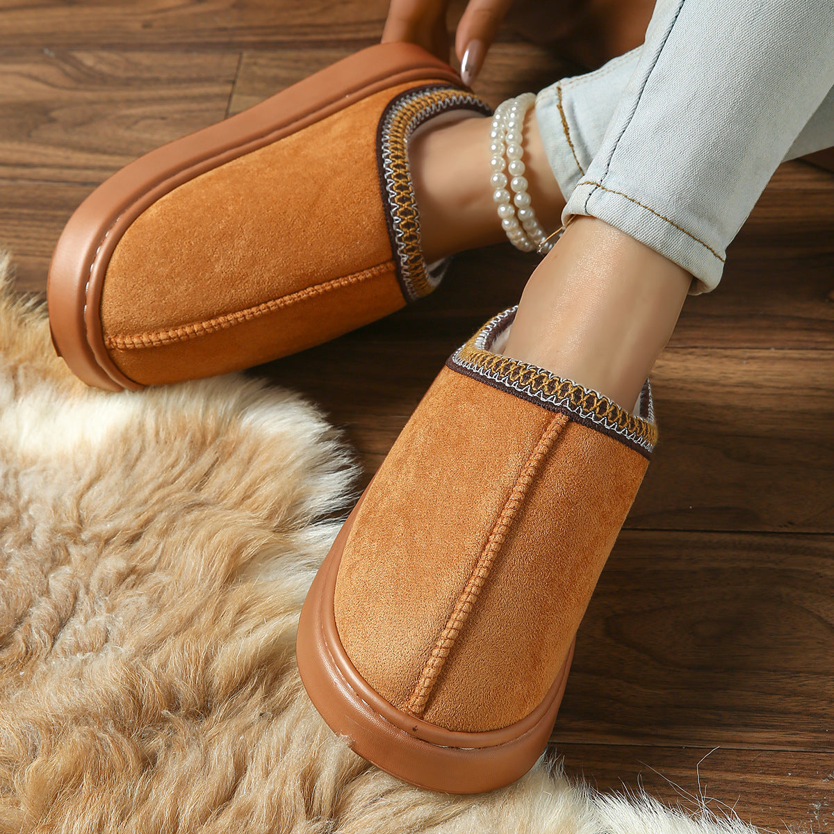 🔥Best-1 Sale Home Slippers 2025🔥Women's Fall & Winter Warm Soft Sole Slippers Home Shoes