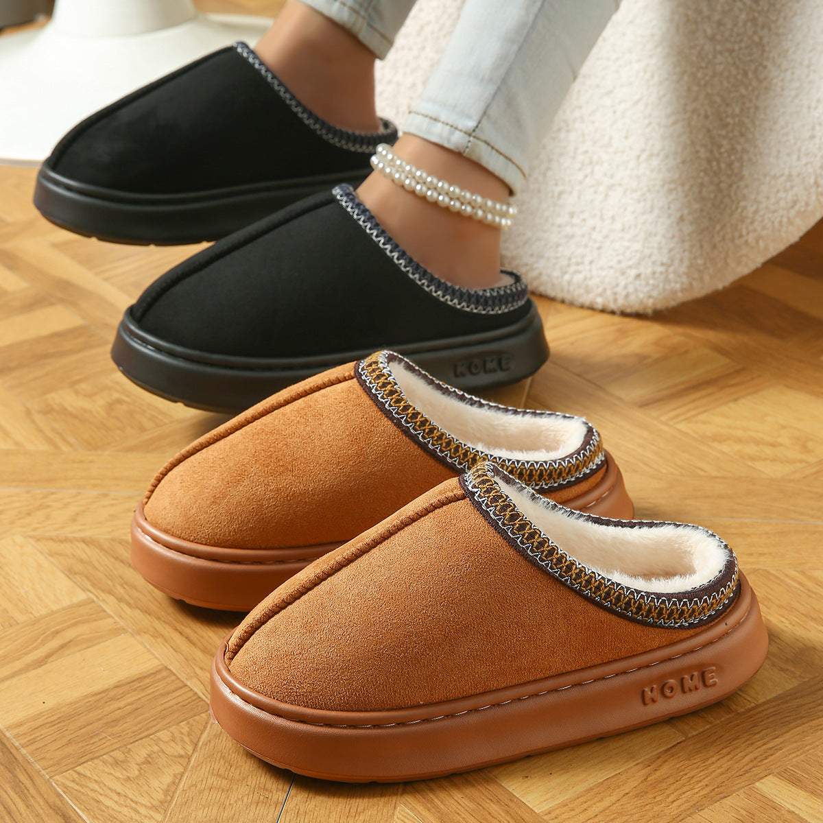 🔥Best-1 Sale Home Slippers 2025🔥Women's Fall & Winter Warm Soft Sole Slippers Home Shoes