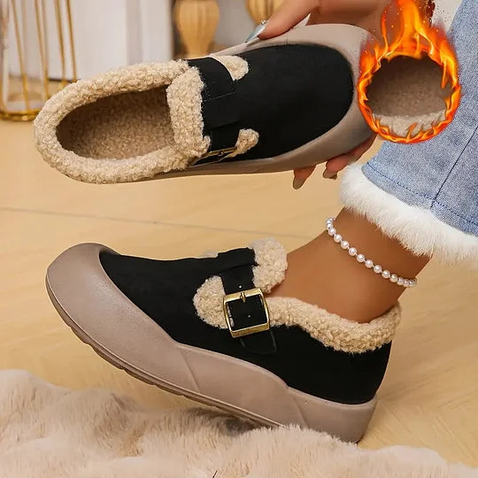 🔥Last Day 69% OFF🔥Women's Winter Non-slip Thick Warm Shoes Comfortable Fleece Snowboot