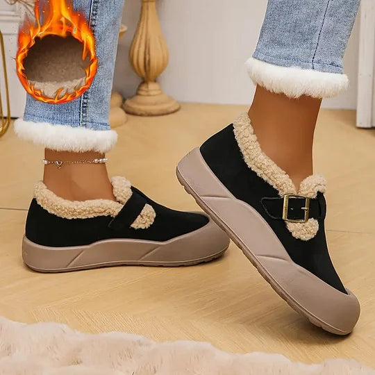 🔥Last Day 69% OFF🔥Women's Winter Non-slip Thick Warm Shoes Comfortable Fleece Snowboot