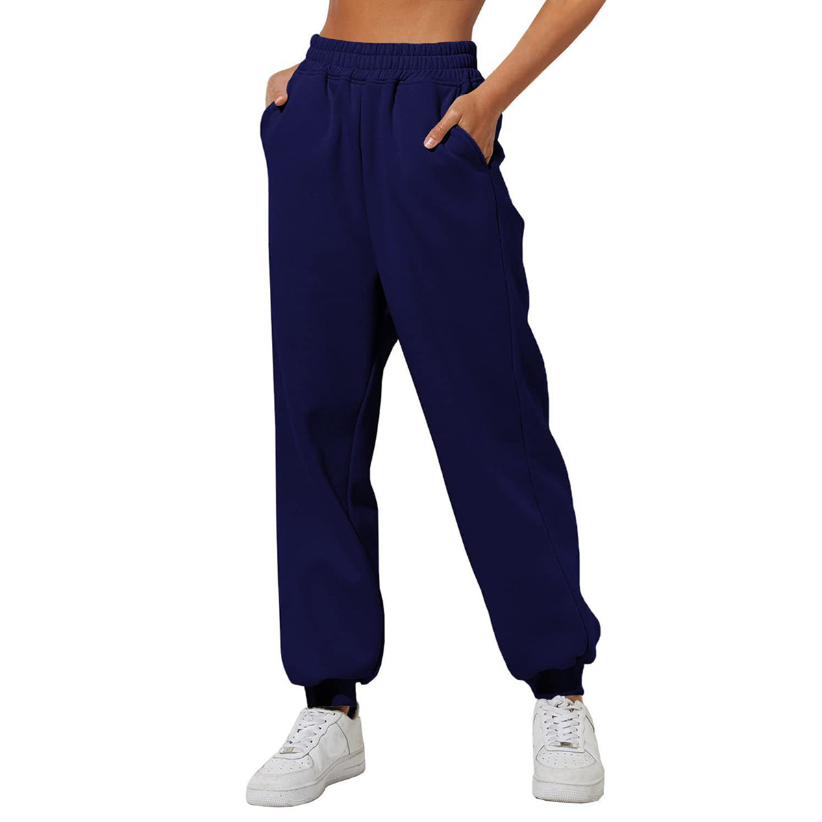 ✨Last Day 69% OFF✨Women High Waist Baggy Sweatpants Casual Joggers with Pockets
