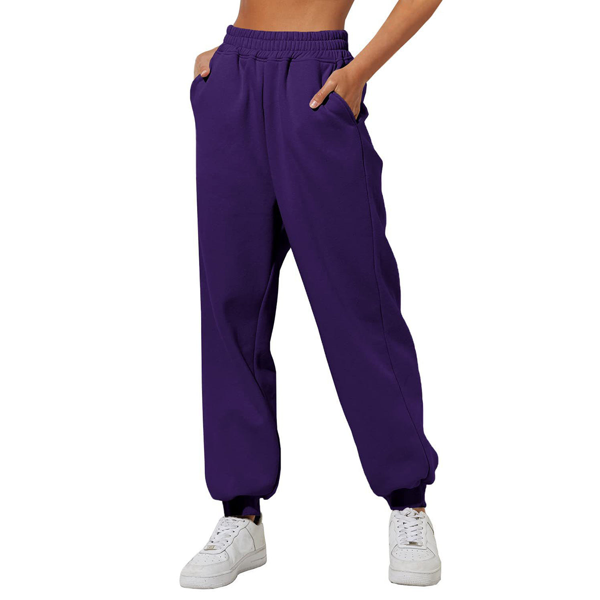 ✨Last Day 69% OFF✨Women High Waist Baggy Sweatpants Casual Joggers with Pockets