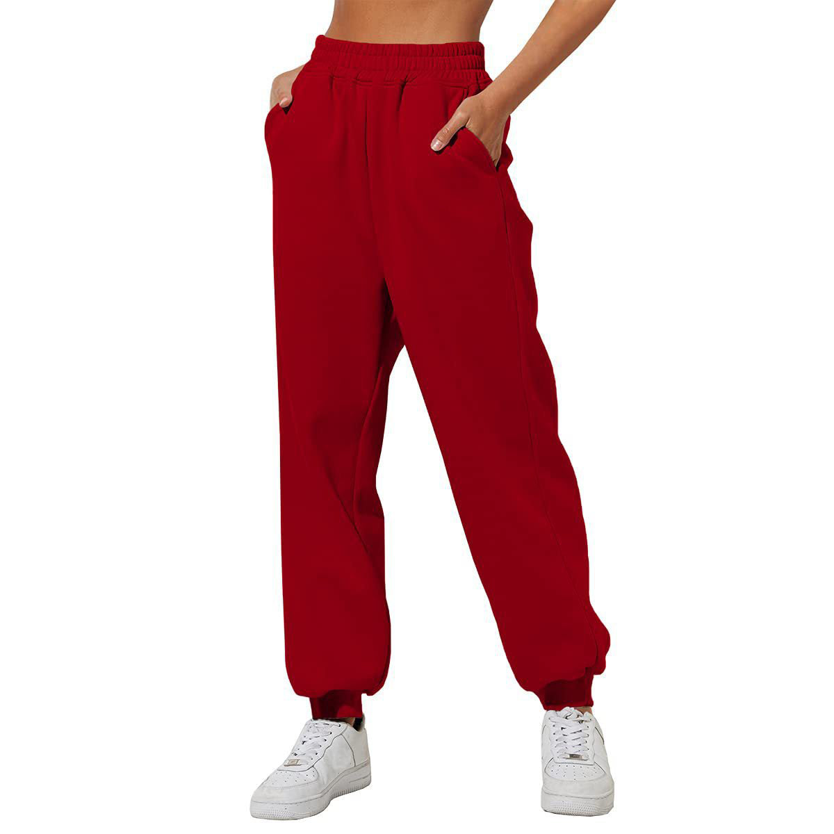 ✨Last Day 69% OFF✨Women High Waist Baggy Sweatpants Casual Joggers with Pockets