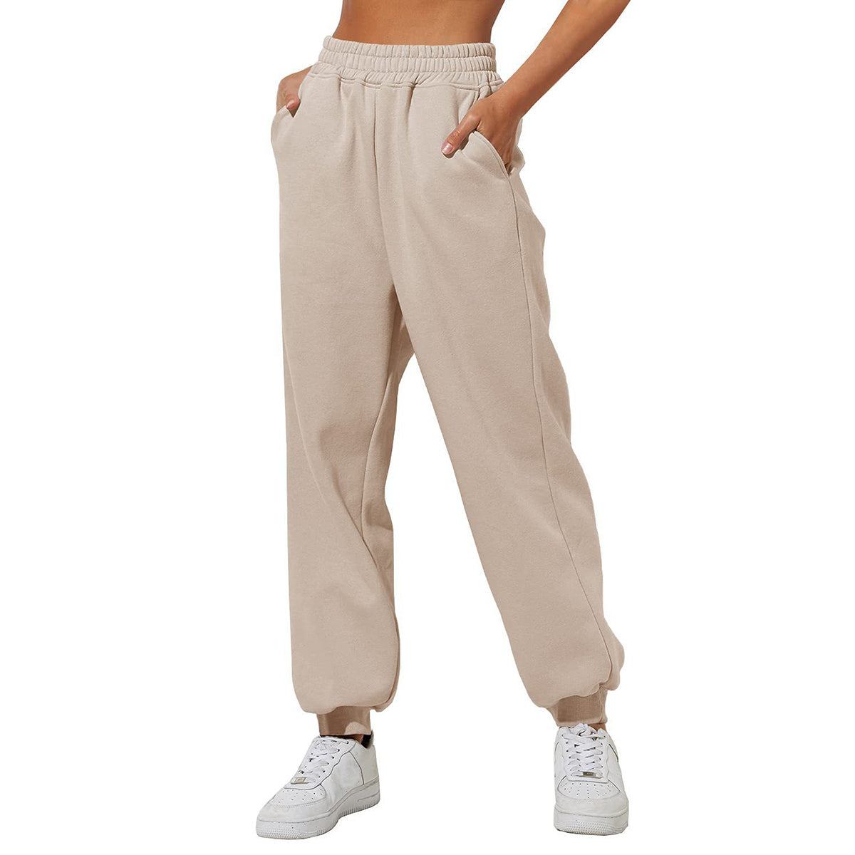 ✨Last Day 69% OFF✨Women High Waist Baggy Sweatpants Casual Joggers with Pockets