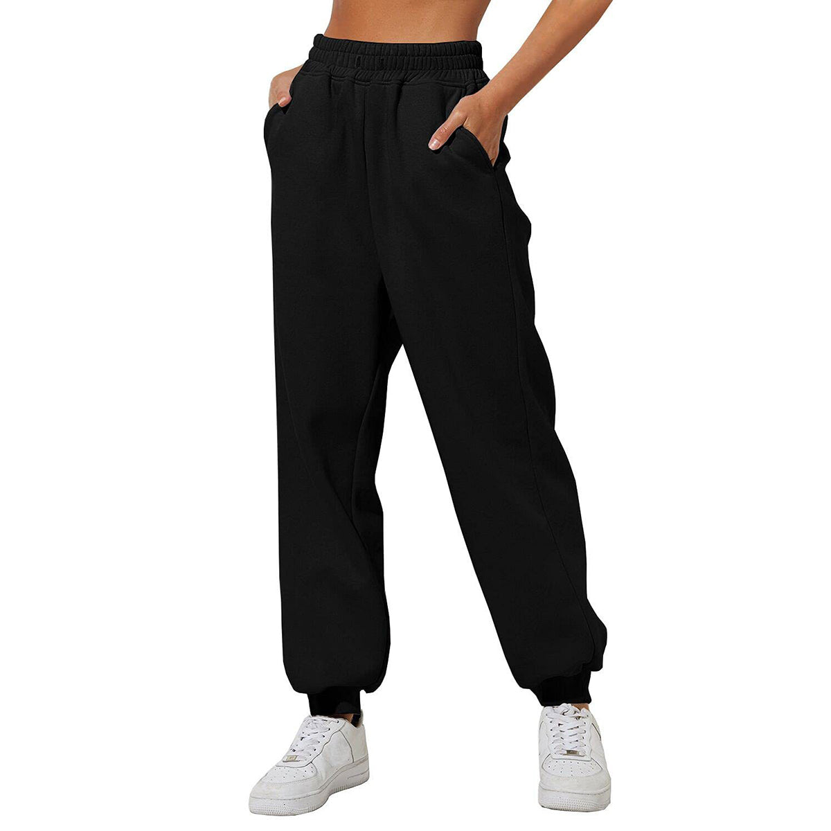 ✨Last Day 69% OFF✨Women High Waist Baggy Sweatpants Casual Joggers with Pockets