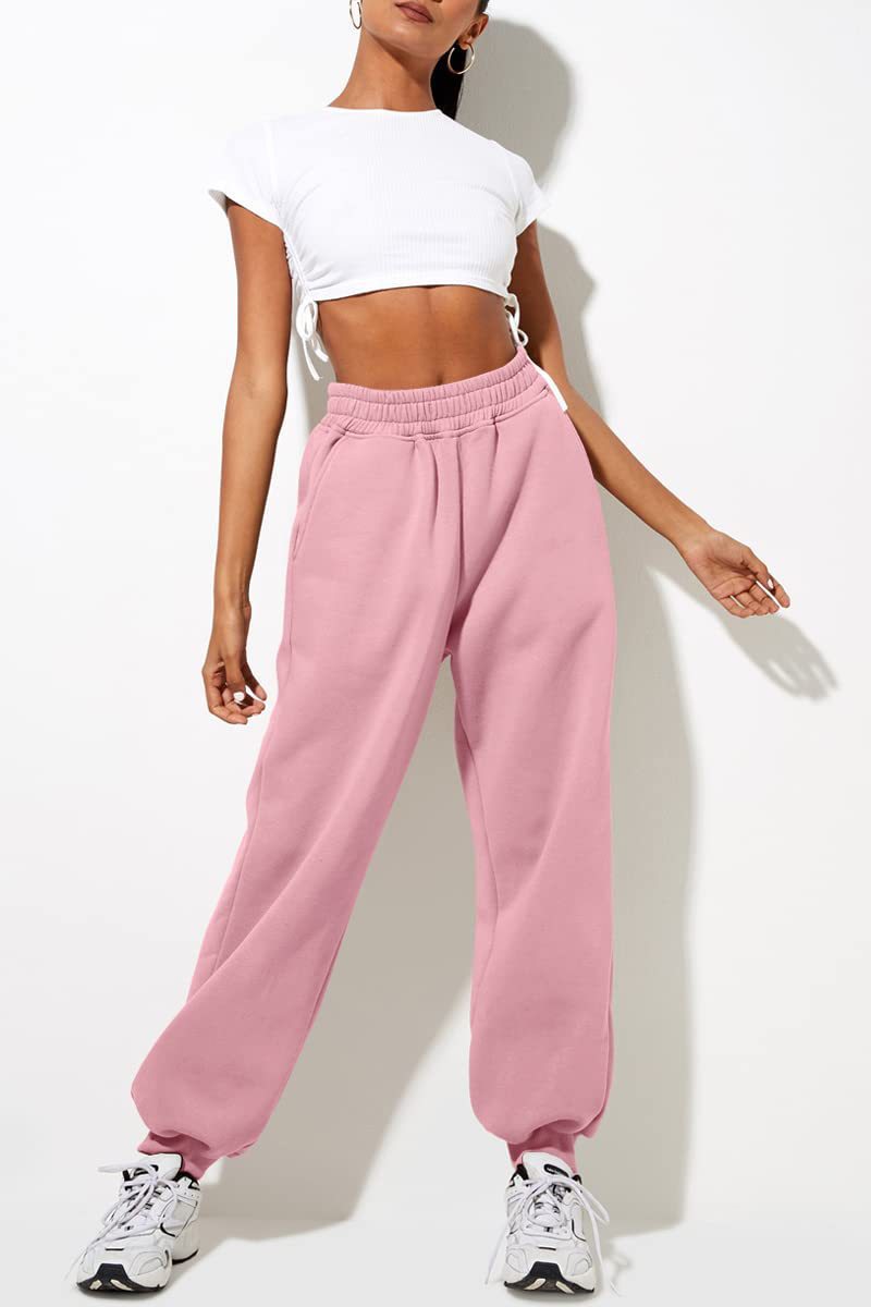 ✨Last Day 69% OFF✨Women High Waist Baggy Sweatpants Casual Joggers with Pockets