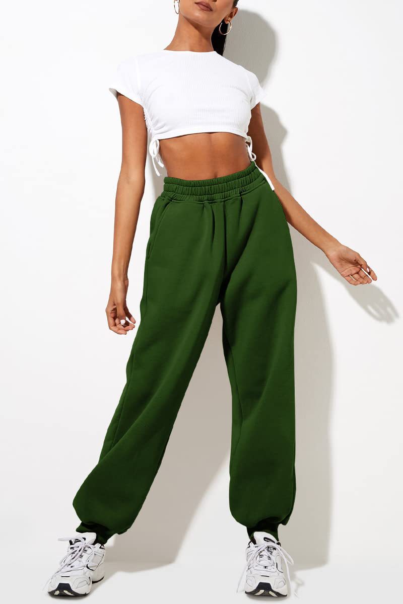 ✨Last Day 69% OFF✨Women High Waist Baggy Sweatpants Casual Joggers with Pockets