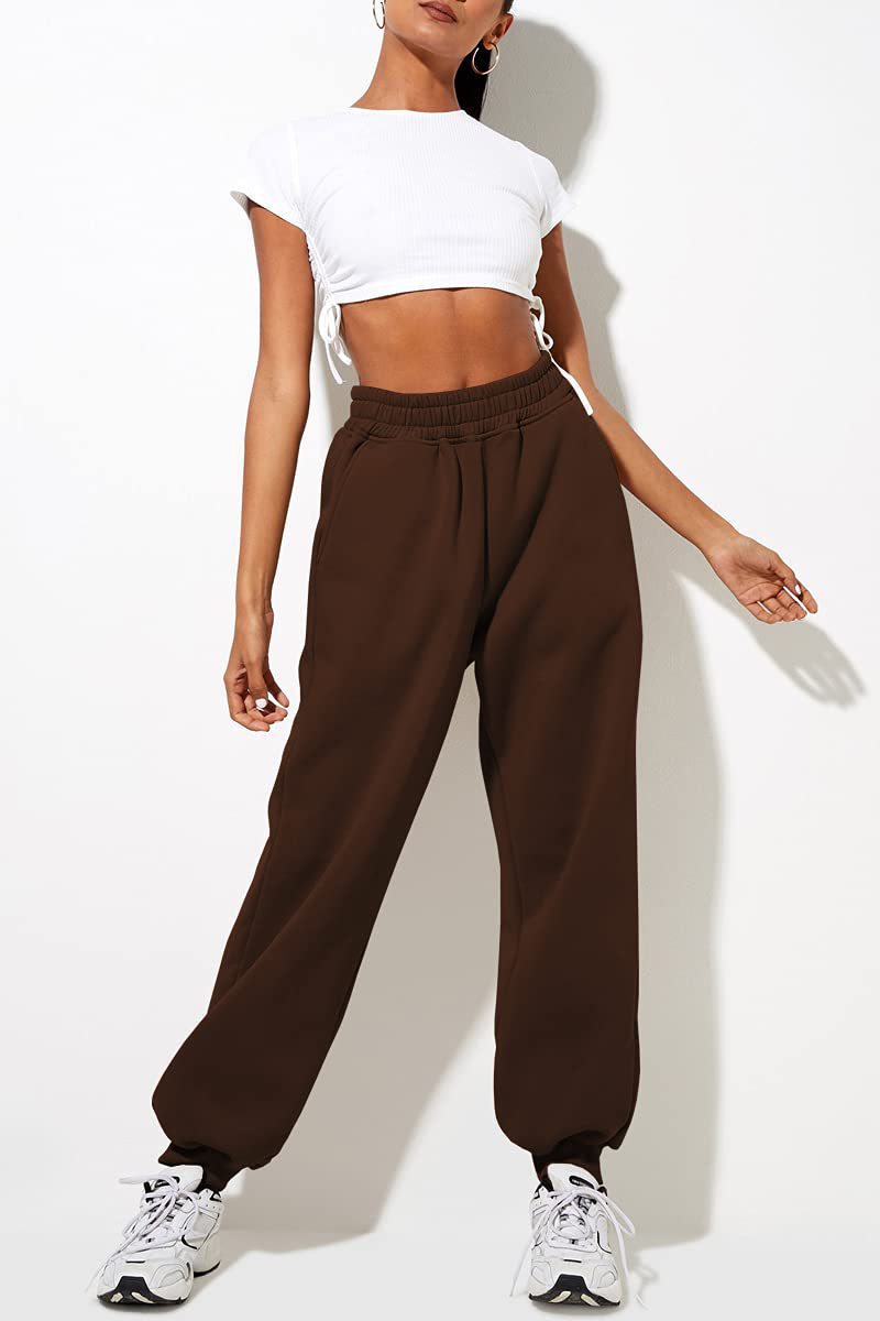 ✨Last Day 69% OFF✨Women High Waist Baggy Sweatpants Casual Joggers with Pockets