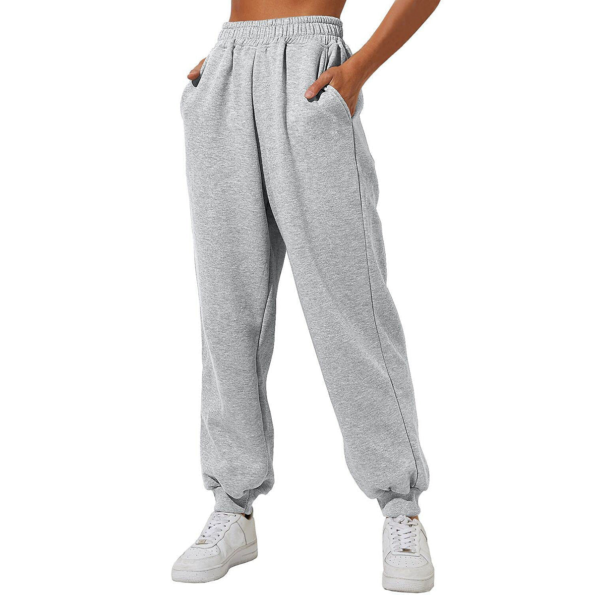 ✨Last Day 69% OFF✨Women High Waist Baggy Sweatpants Casual Joggers with Pockets