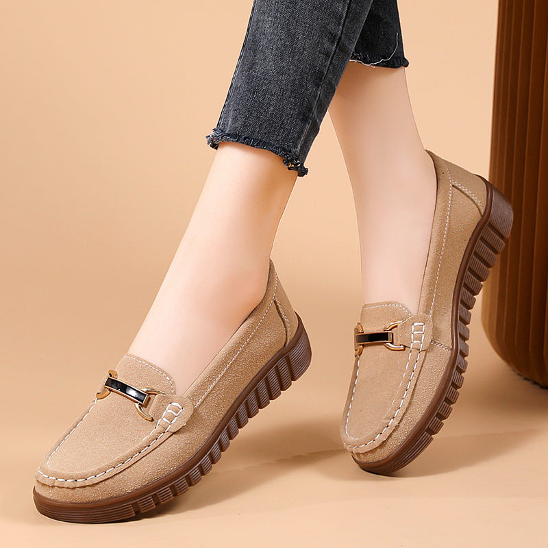 🔥Last Day 69% OFF🔥Women’s Comfortable Loafers Soft Sole Slip-On Flats with Buckle