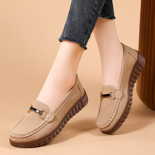 🔥Last Day 69% OFF🔥Women’s Comfortable Loafers Soft Sole Slip-On Flats with Buckle