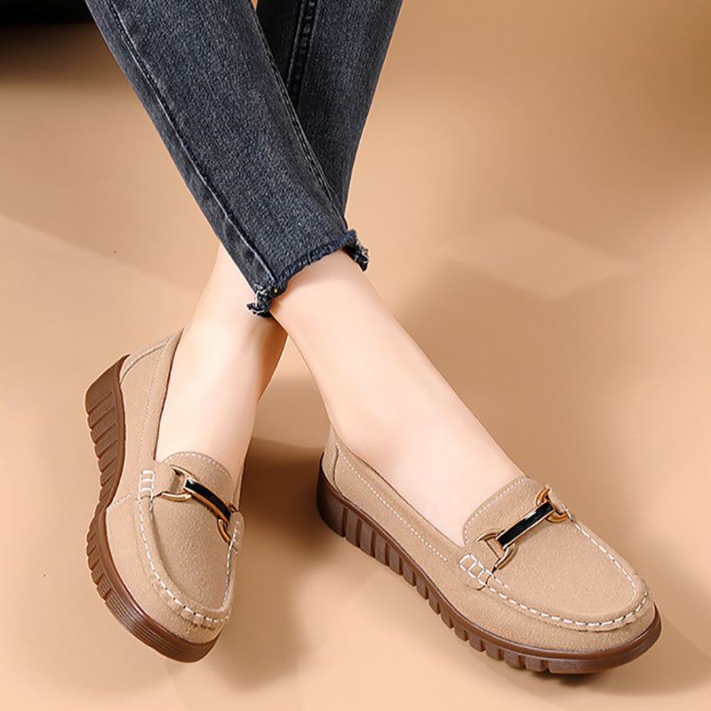 🔥Last Day 69% OFF🔥Women’s Comfortable Loafers Soft Sole Slip-On Flats with Buckle