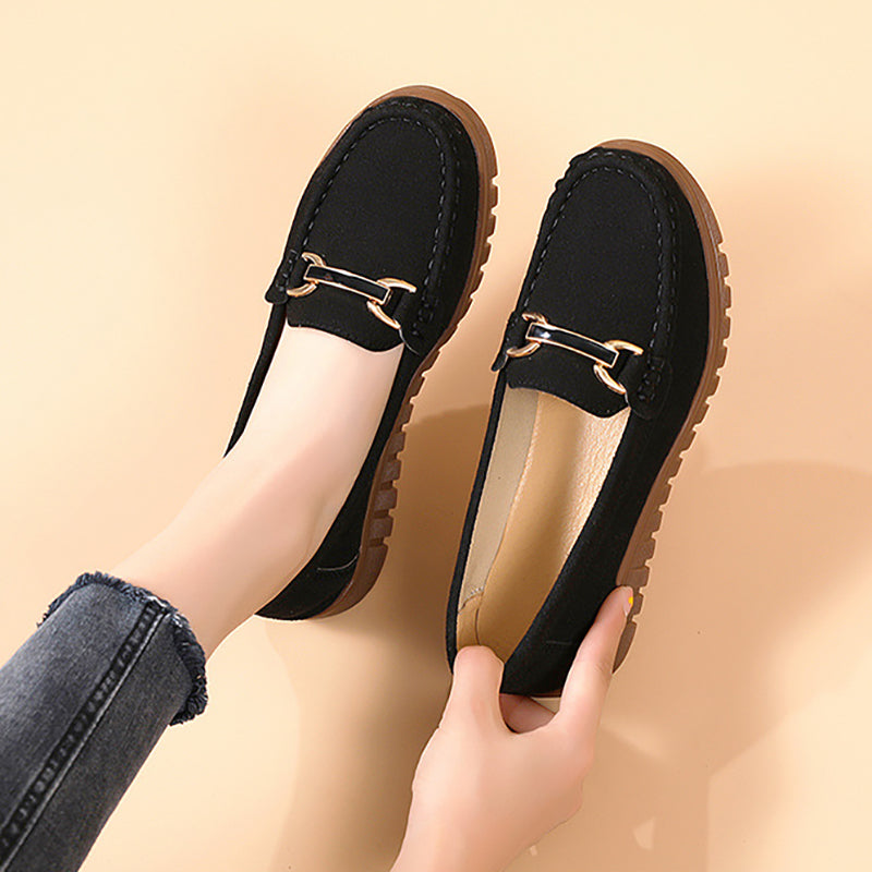 🔥Last Day 69% OFF🔥Women’s Comfortable Loafers Soft Sole Slip-On Flats with Buckle