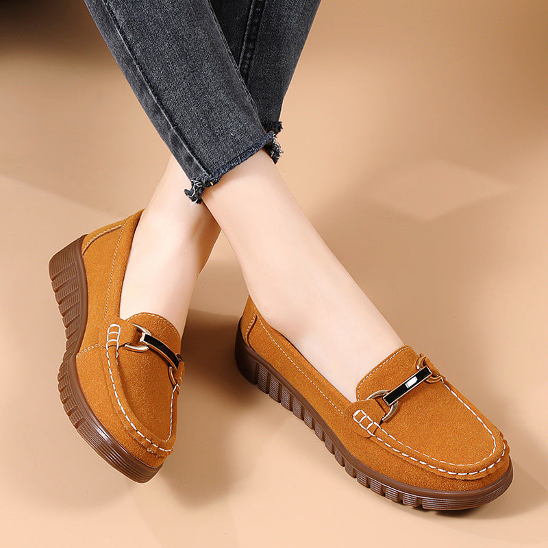 🔥Last Day 69% OFF🔥Women’s Comfortable Loafers Soft Sole Slip-On Flats with Buckle