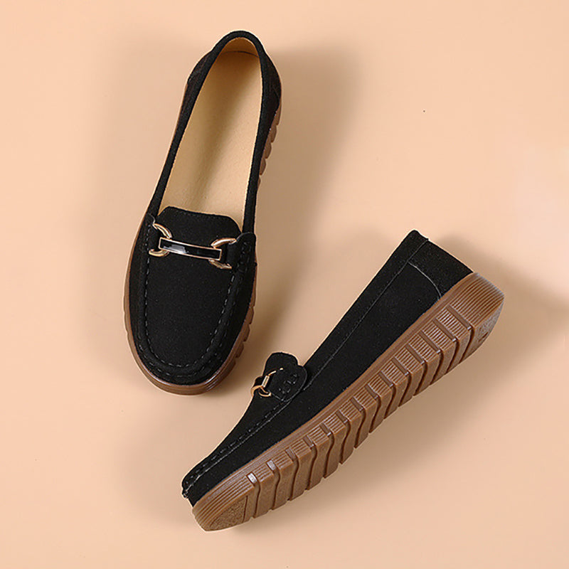 🔥Last Day 69% OFF🔥Women’s Comfortable Loafers Soft Sole Slip-On Flats with Buckle