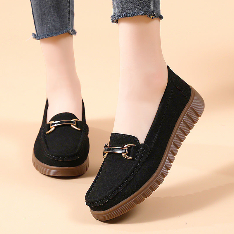 🔥Last Day 69% OFF🔥Women’s Comfortable Loafers Soft Sole Slip-On Flats with Buckle