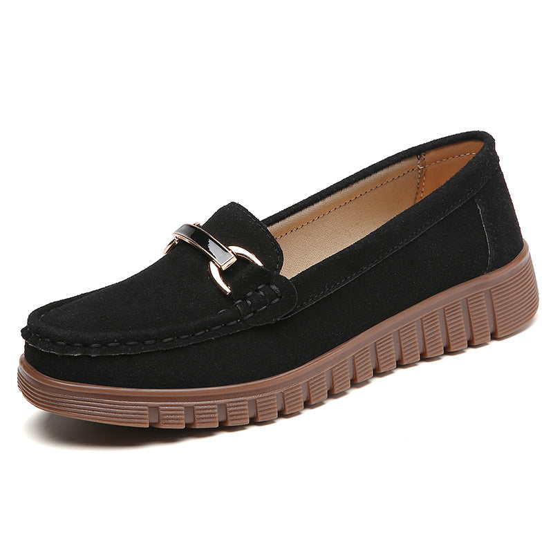 🔥Last Day 69% OFF🔥Women’s Comfortable Loafers Soft Sole Slip-On Flats with Buckle