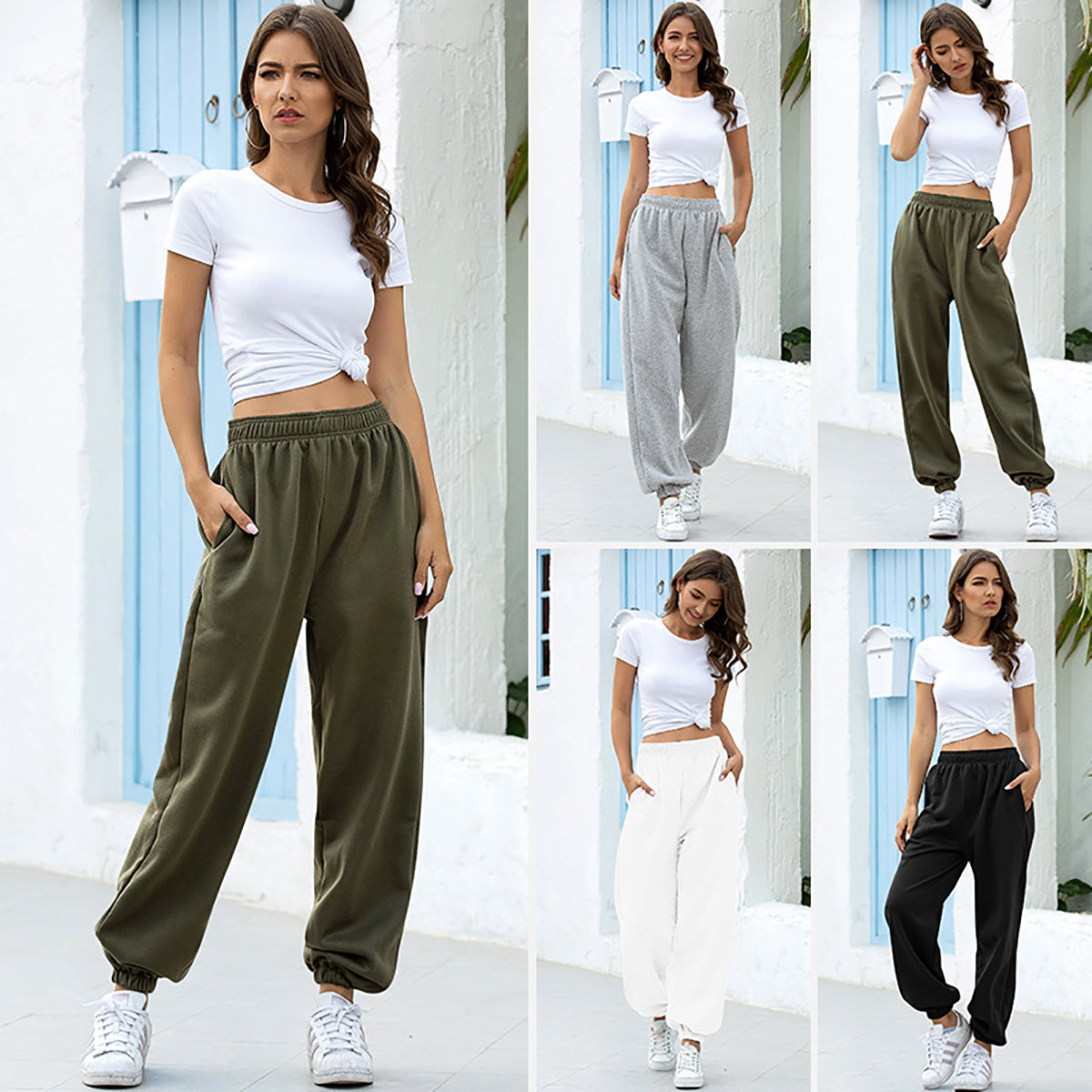 ✨Women's High Waist Sweatpants Workout Active Joggers Pants