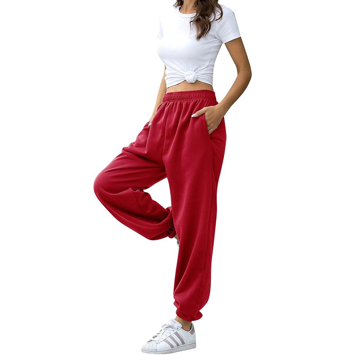 ✨Women's High Waist Sweatpants Workout Active Joggers Pants