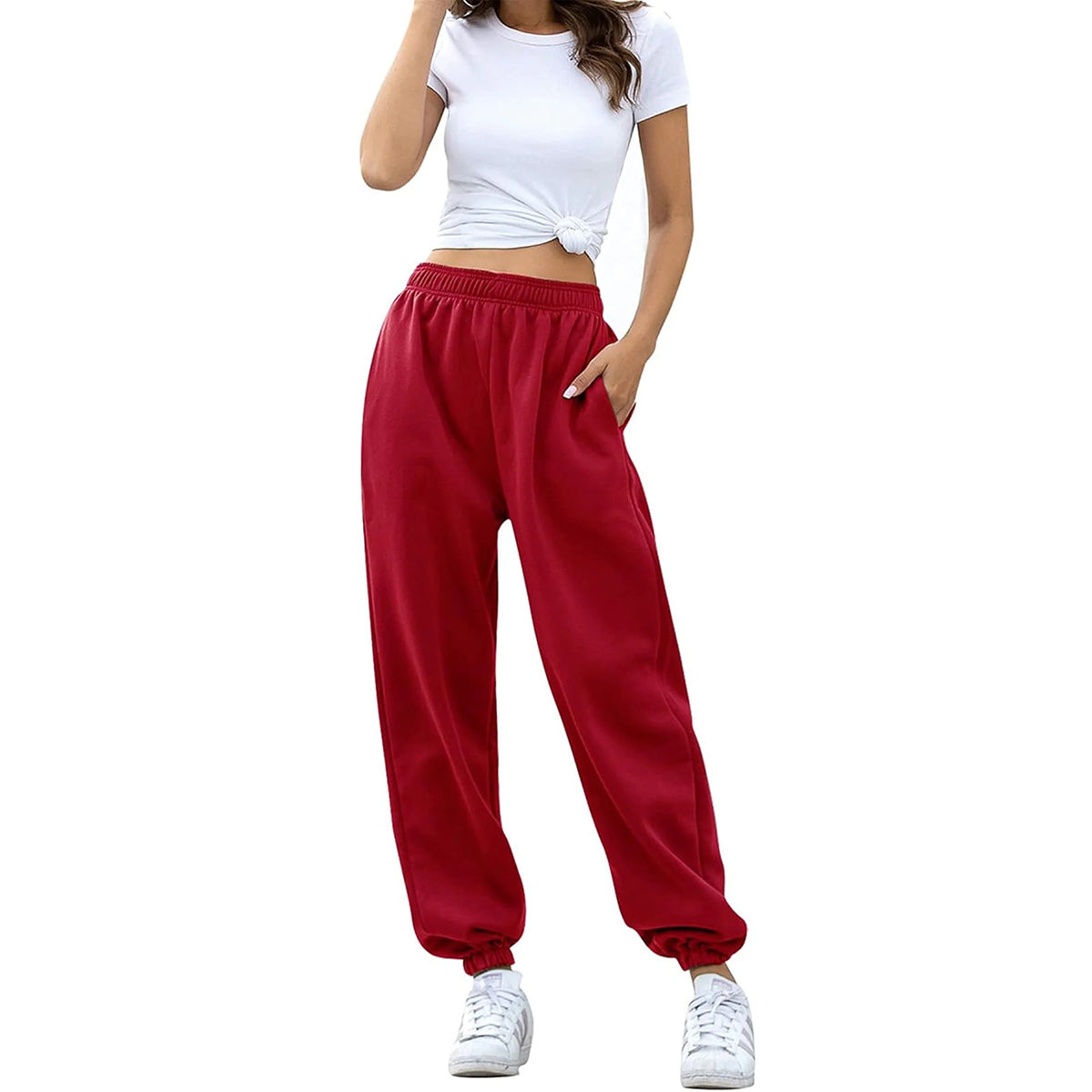 ✨Women's High Waist Sweatpants Workout Active Joggers Pants