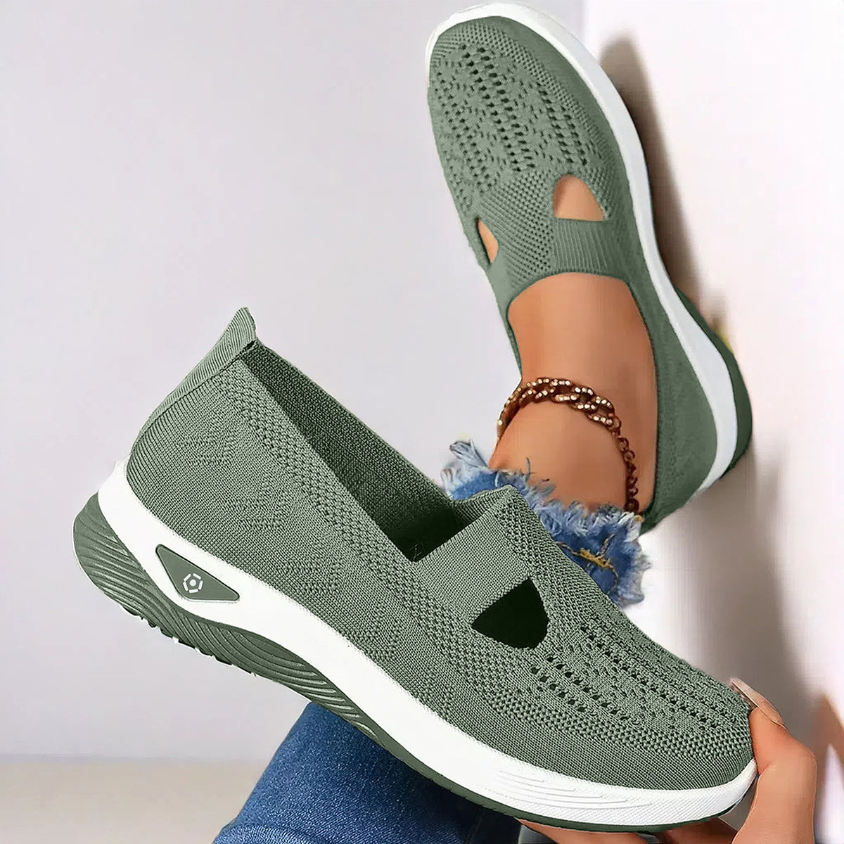 ⭐️Last Day 59% OFF Summer Promotion⭐️Women's Casual Orthopedic Walking Flats for Middle-Aged and Seniors