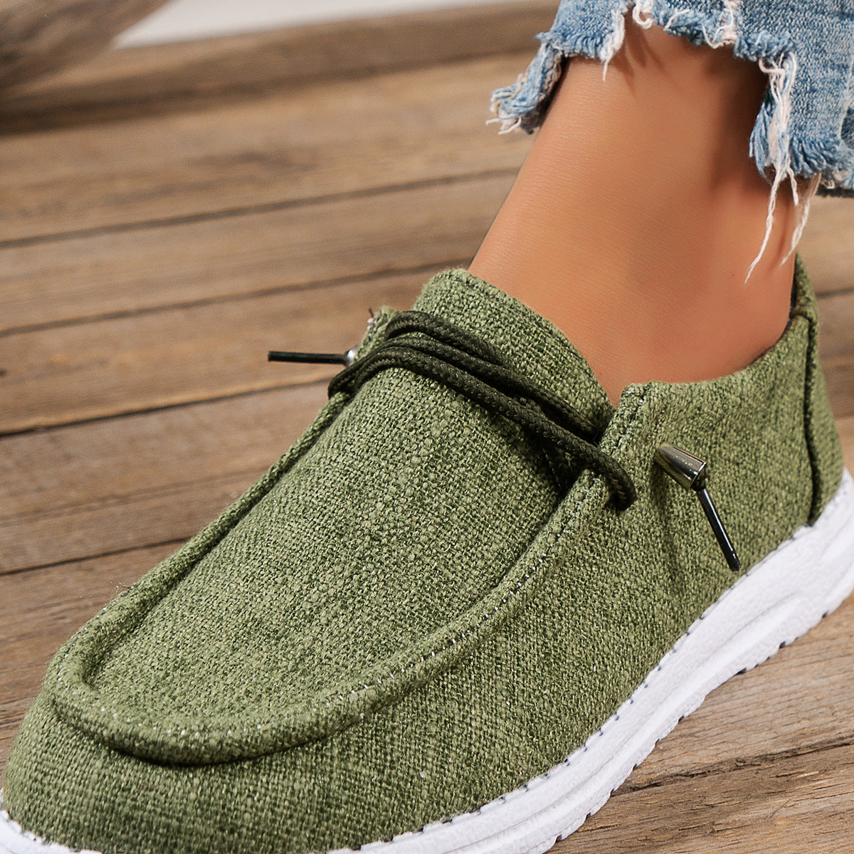 ✨5-Star Canvas Flat✨Women's Casual Flat Shoes Breathable Non-slip Loafers