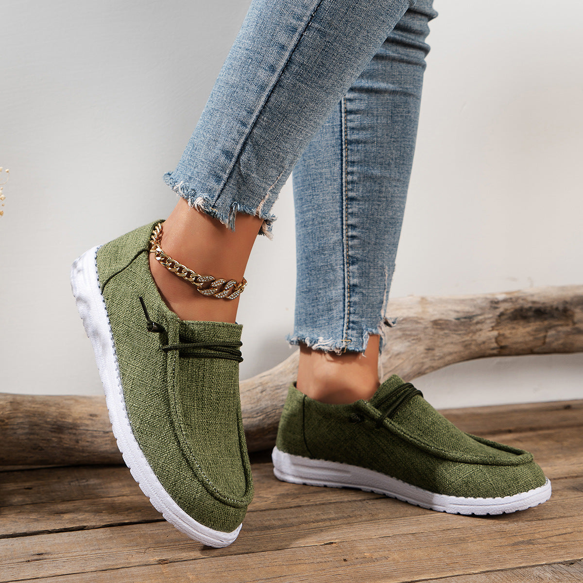✨5-Star Canvas Flat✨Women's Casual Flat Shoes Breathable Non-slip Loafers