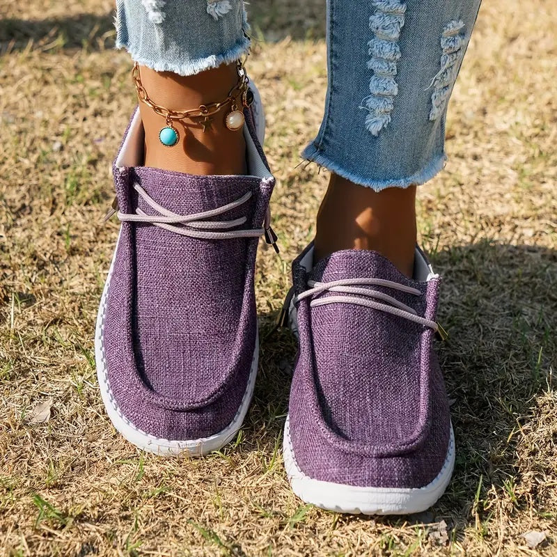 ✨5-Star Canvas Flat✨Women's Casual Flat Shoes Breathable Non-slip Loafers