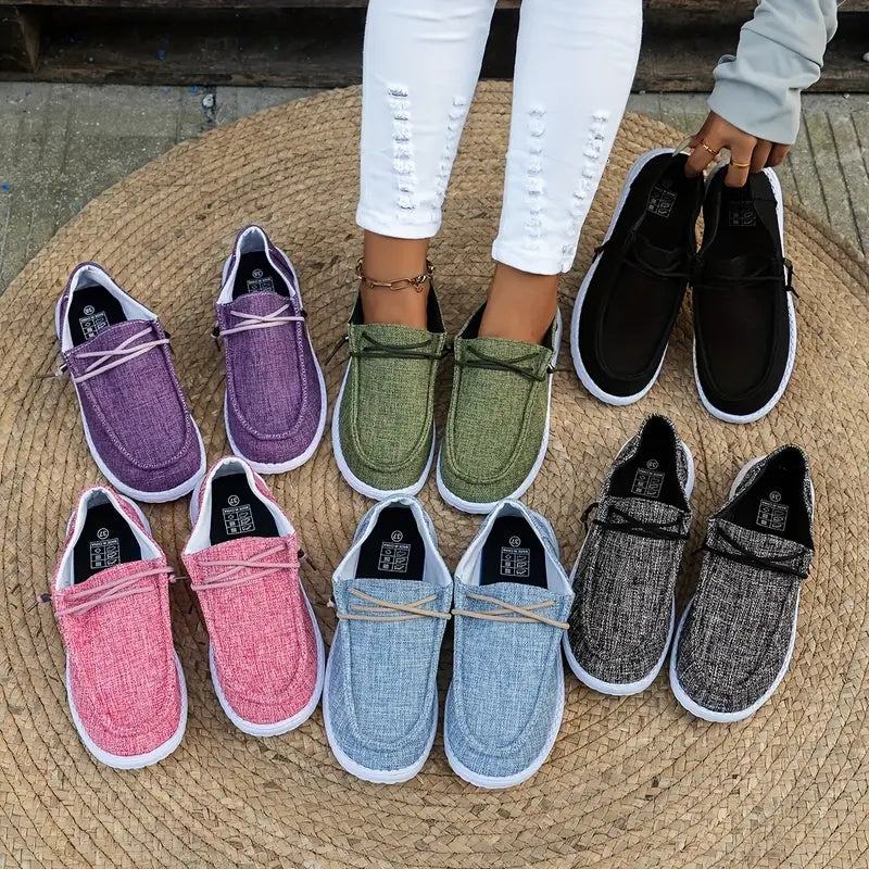 ✨5-Star Canvas Flat✨Women's Casual Flat Shoes Breathable Non-slip Loafers
