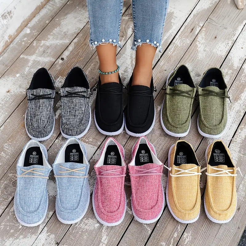 ✨5-Star Canvas Flat✨Women's Casual Flat Shoes Breathable Non-slip Loafers