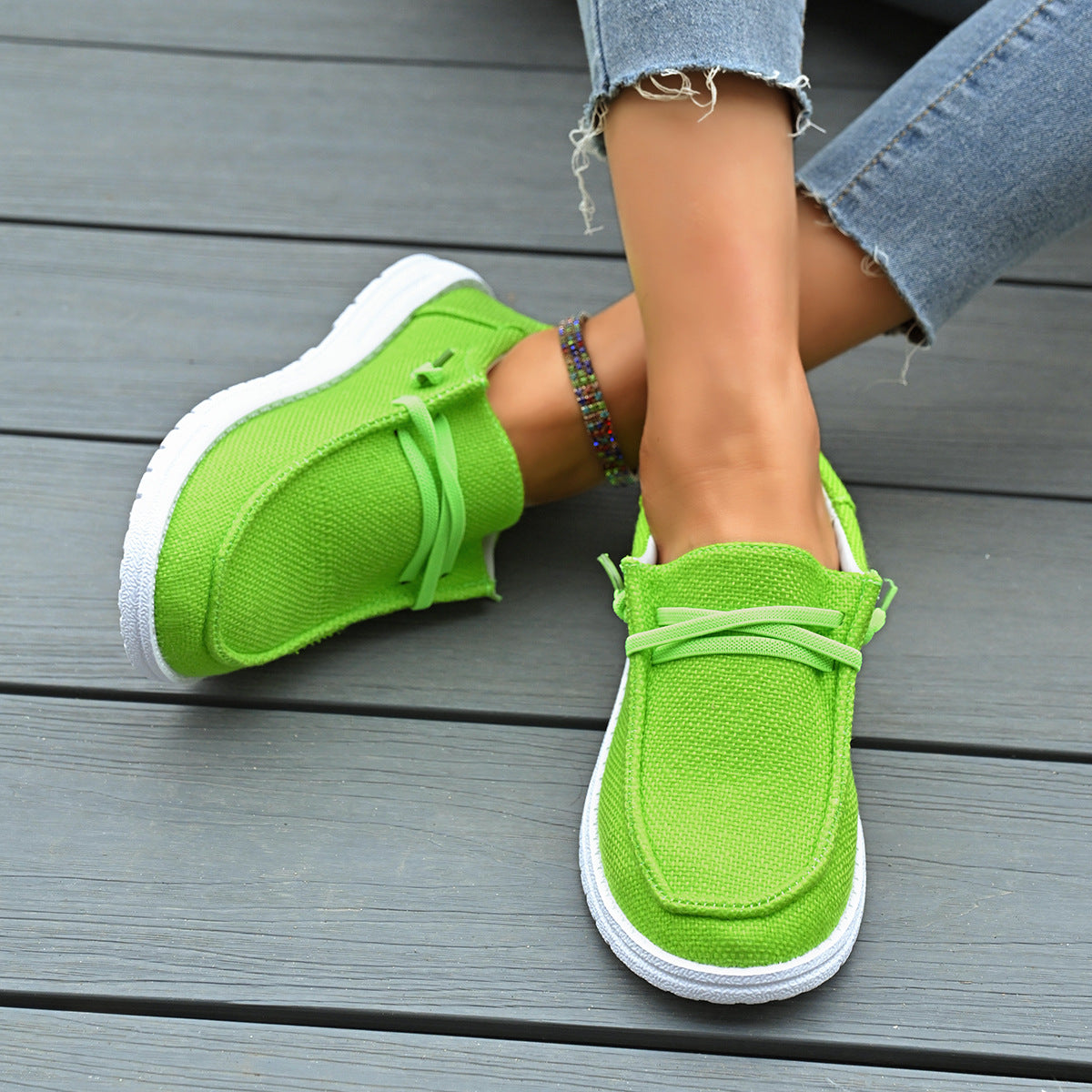 ✨5-Star Canvas Flat✨Women's Casual Flat Shoes Breathable Non-slip Loafers