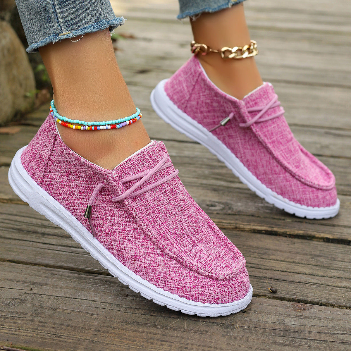 ✨5-Star Canvas Flat✨Women's Casual Flat Shoes Breathable Non-slip Loafers