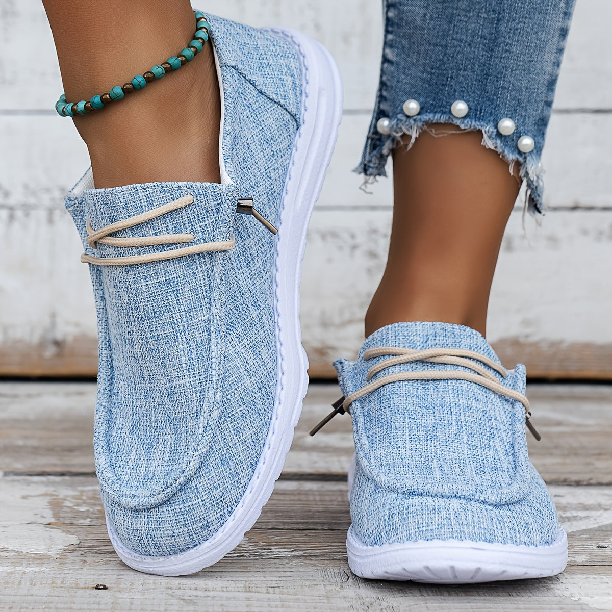 ✨5-Star Canvas Flat✨Women's Casual Flat Shoes Breathable Non-slip Loafers