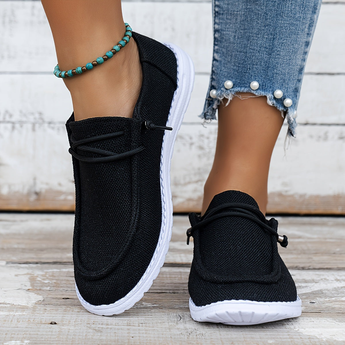 ✨5-Star Canvas Flat✨Women's Casual Flat Shoes Breathable Non-slip Loafers