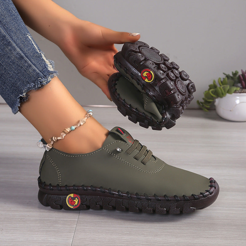 ✨5-Star Fall Sneakers✨Women's 2025 All-Season Low Top Lace-Up Sneakers Casual Shoes