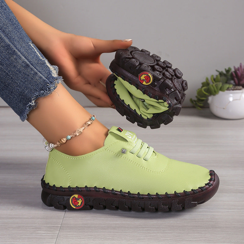 ✨5-Star Fall Sneakers✨Women's 2025 All-Season Low Top Lace-Up Sneakers Casual Shoes