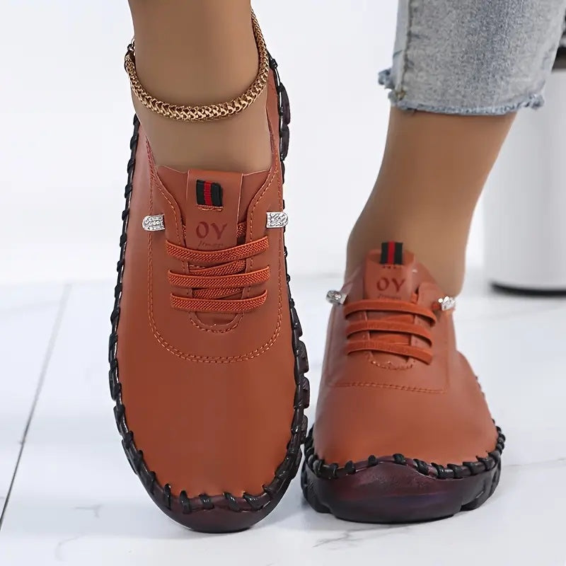 ✨5-Star Fall Sneakers✨Women's 2025 All-Season Low Top Lace-Up Sneakers Casual Shoes