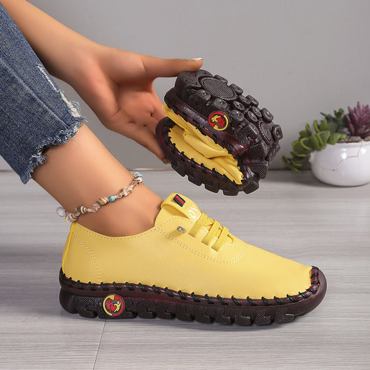 ✨5-Star Fall Sneakers✨Women's 2025 All-Season Low Top Lace-Up Sneakers Casual Shoes