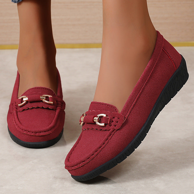 🔥Last Day 69% OFF🔥Women’s Comfortable Loafers Soft Sole Slip-On Flats with Buckle
