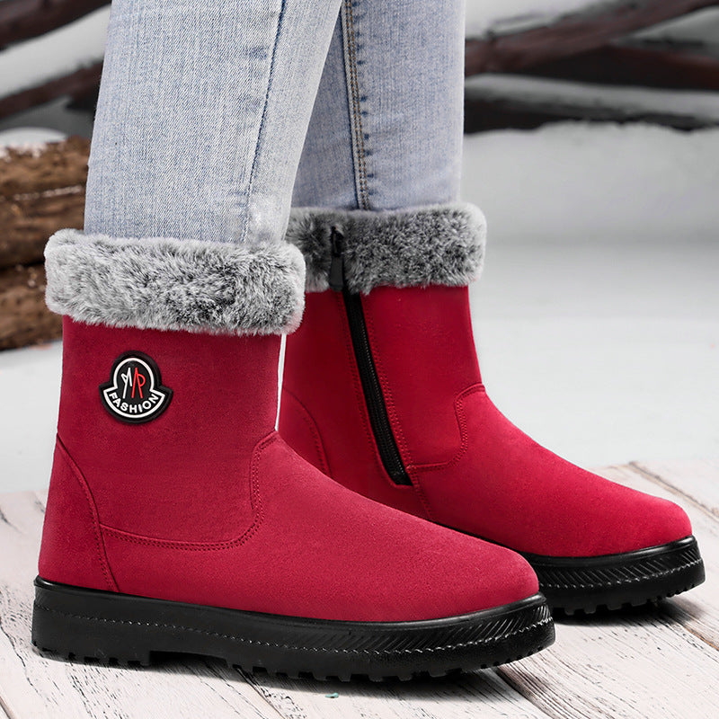 🔥Best-1 Sale Snow Boots 2025🔥Women's Winter Warm Fleece-Lined Snow Boots