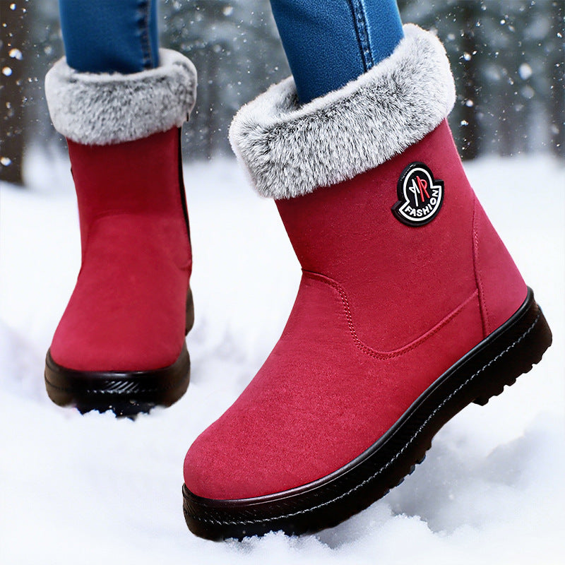 🔥Best-1 Sale Snow Boots 2025🔥Women's Winter Warm Fleece-Lined Snow Boots