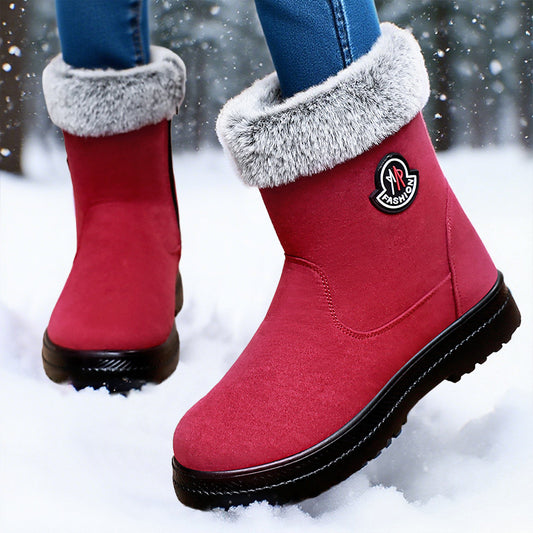 🔥Best-1 Sale Snow Boots 2025🔥Women's Winter Warm Fleece-Lined Snow Boots