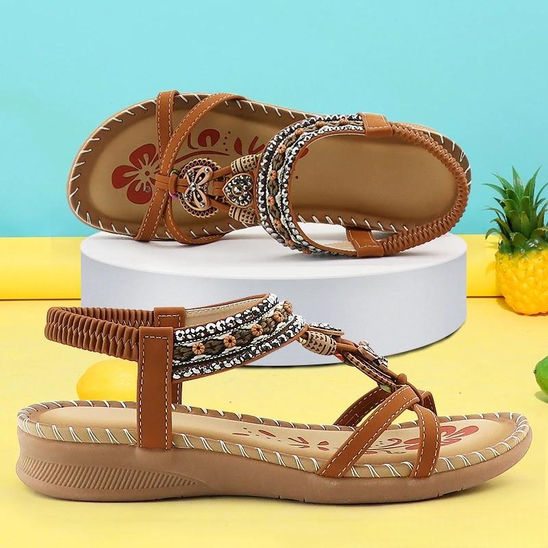 🏖Women Boho Flat Orthopaedic Summer Beach Sandals
